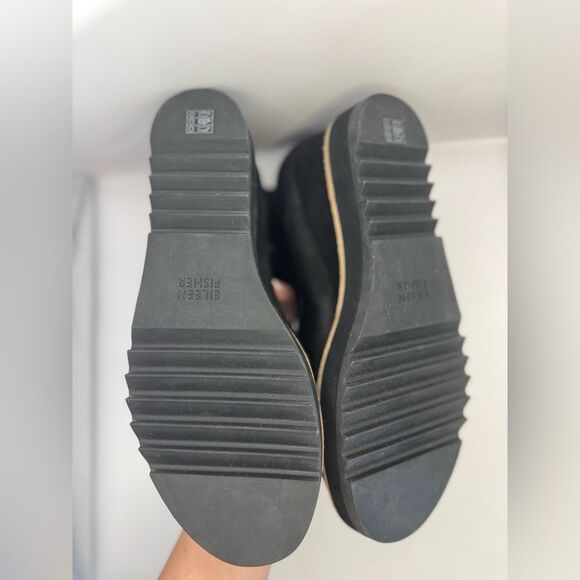 Eileen Fisher Women’s Size 8 Capa Wedge Chukka Boot In Black - Picture 8 of 9